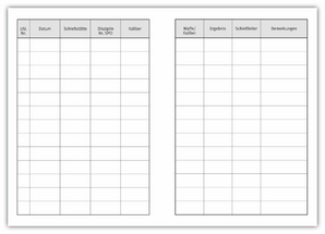 Schießbuch Gewehr/Pistole (DSB)